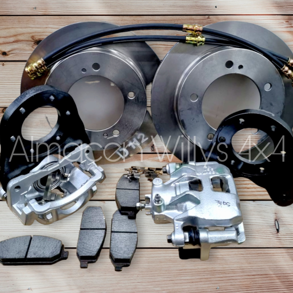 Adaptación freno de disco delantera willy y cj