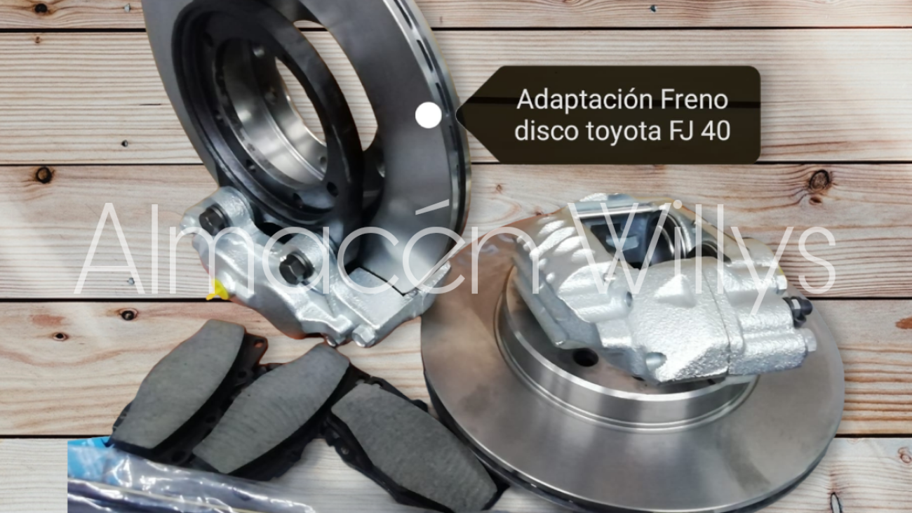 Adaptación freno de disco Toyota