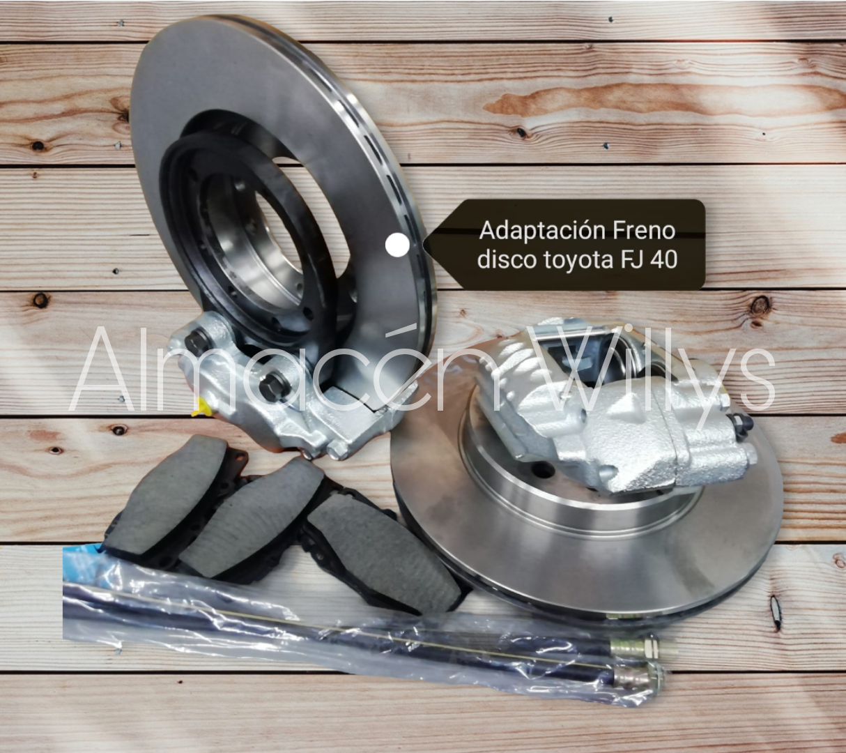 Adaptación freno de disco Toyota