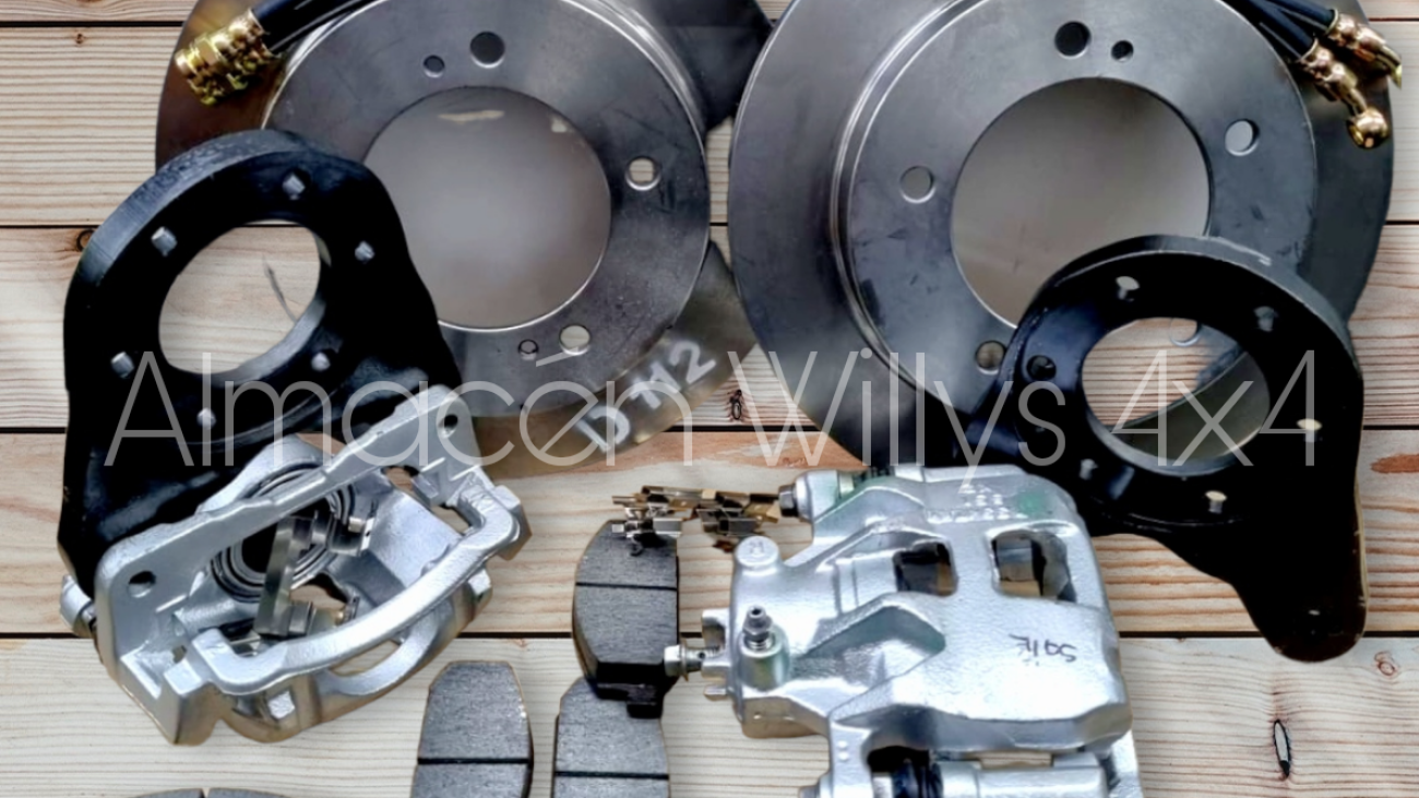 Adaptación freno de disco delantera willy y cj