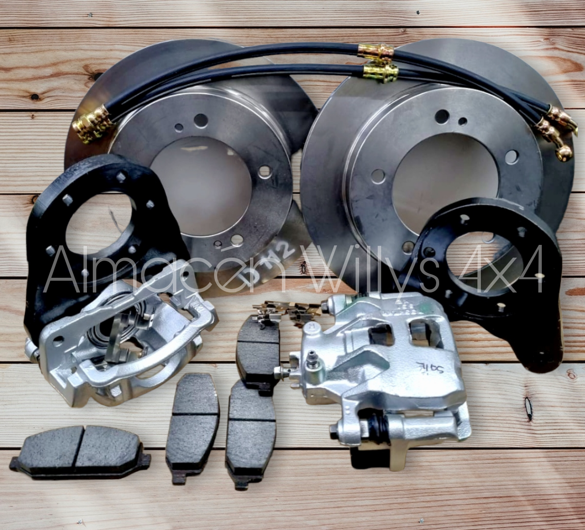 Adaptación freno de disco delantera willy y cj