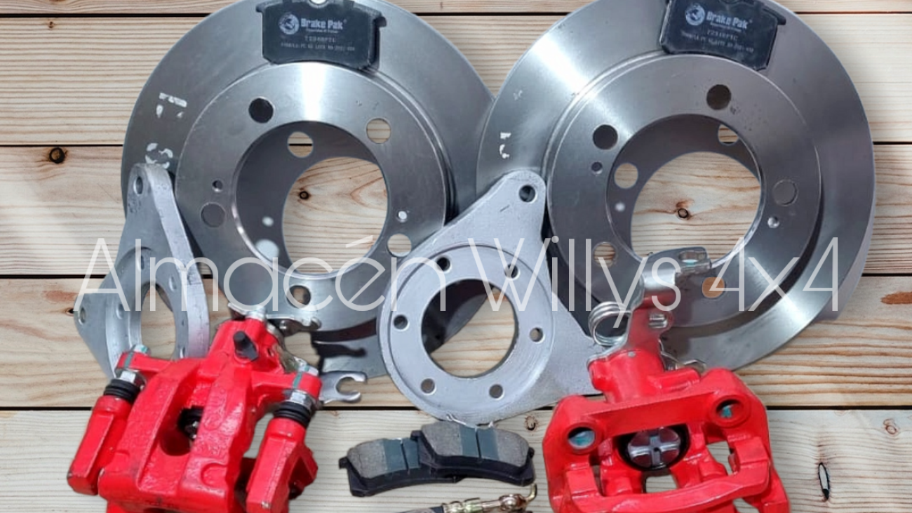 Adaptación freno de disco trasero willys Cj