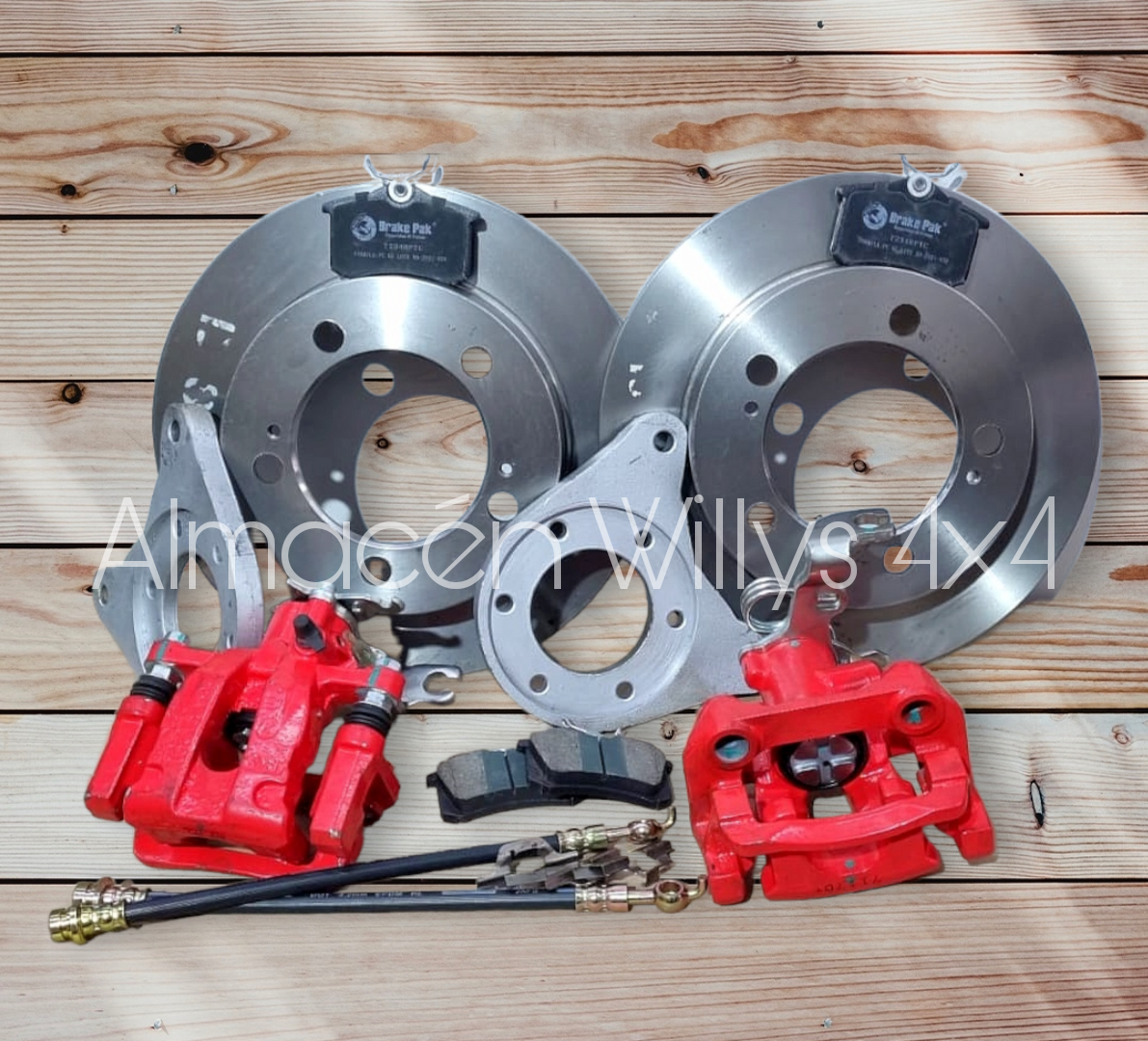Adaptación freno de disco trasero willys Cj